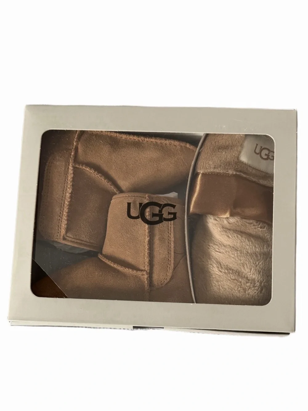 UGG Chestnut Baby Classic and Lovey Gift Set | Size 04/05 12 - 18 months